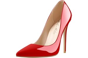Only Maker - Scarpe da donna classiche con tacco alto a spillo, a stiletto, scarpe a punta