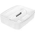 Leitz MyBox Organiser Tray with Handle Large, Storage, Waterproof, BPA Free and Food Safe, White, 53220001