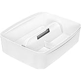 Leitz MyBox Kulplu Geniş D&uuml;zenleme Aparatı, Plastik, Beyaz, 53220001