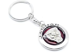 SFEG Car Logo Keychain for Car 3D Chrome Metal Alloy Key Chain Gifts for Women and Men Keyring