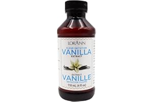 LorAnn Oils Transparenter künstlicher Vanilleextrakt mit doppelter Stärke, 118 ml