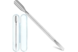 Alinana Repousse Cuticule Ongle Professionnel, Pousse Cuticule Ongle de Qualité, Repousse Cuticule Metal pour Cuticule Ongle Remover