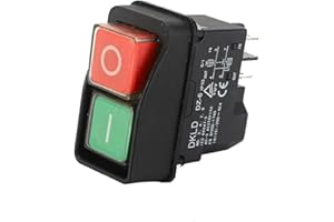 Allayu Botón pulsador DKLD DZ6 Protección contra sobrecarga Interruptor electromagnético a prueba de agua Rendimiento estable Interruptores de seguridad Licuadora, DKLD/DZ-6 Cuatro Patas