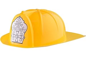 Dress Up America Giallo Fuoco Combattente costruzione Casco per bambini