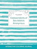 Image de Adult Coloring Journal: Codependents of Sex Addicts Anonymous (Pet Illustrations, Turquoise Stripes)