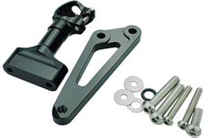 NICEDOLL CNC Staffa di Montaggio Supporto Kit Per CB600F HORNET 2007-2016 Moto Ammortizzatore Sterzo Stabilizzatore Nero