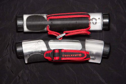 Raktor Reaktiv Hanteln Set, Transparent/Rot/Schwarz, 1000 - 2