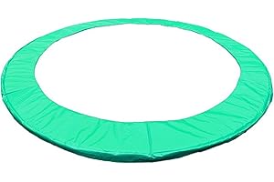 Supatmul 244cm Protection pour Trampoline - sécurité Trampoline Remplacement avec Mousse EPE - Rayons UV & Anti-déchirure - Rembourrage Couverture Ressort - Vert