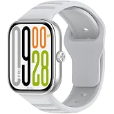 Rongep Xiaomi Redmi Watch 6/5/4/Mi Band 9 Pro/8 Pro ile Uyumlu Rugged Loop Kordon Rahat ve Yumuşak Mi Band 9 Pro Kordon Pin-a
