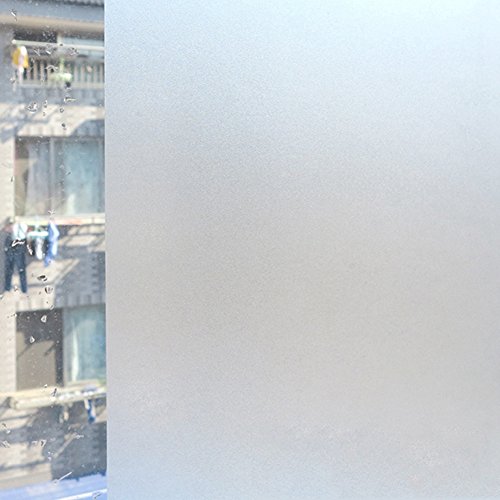 Aingoo Fensterfolie Milchglasfolie Sonnenschutzfolie Sichtschutzfolie undurchsichtig 90x300cm 027 - 4