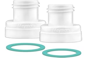Maymom Umrüstsatz kompatibel mit Medela Sonata, Freestyle Flex zur Verwendung mit Philips Avent Classic Flaschen Avent Natural PP Flasche Spectra Weithals-Flaschengewinde Wechsler Avent Konverter-Kit