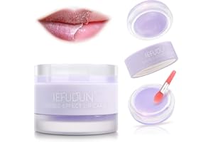 IFUDOIT Maschera per Labbra,Crema Idratante Labbra,Scrub Labbra per Rimuovere Pelle Morta e Trattamento Intensivo di Riparazione Delle Labbra, Dissolvenza Delle Labbra,Colore Delle Labbra Illuminante