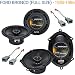 Ford Bronco (Full Size) 1985-1986 Speaker Upgrade Harmony R65 R68 Package New RS.18443.00