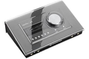 Decksaver Cover for Universal Audio Apollo X4 - Super-Durable Polycarbonate Protective lid in Smoked Clear Colour, Made in The UK - The Producers' Choice for Unbeatable Protection