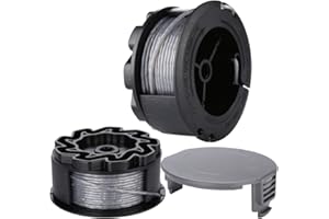Moritale Fadenspulen für BOSCH UniversalGrassCut 18 18-26 18-260 F016800570 mit Abdeckung (2 Stücke)