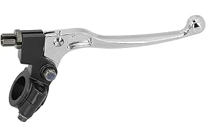 Jenngaoo Clutch Brake Handle,7/8" 22mm Left Lever Perch Universal Motorcycle Handlebar for Bike Dirt Motocross - Black