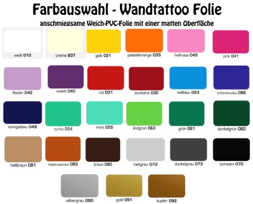 WANDTATTOO lifestyle Sprüche/Zitate ***Denke nicht so oft an das, was dir fehlt, sondern an das, was du hast.*** m. Farbauswahl – von A&D design (90cm x 54cm) - 2