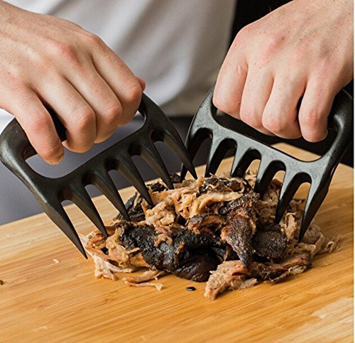 Edealing 2 X Küche Bear Paw Meat Handler Forks Perfekt für die Türkei Huhn und Gelenke Pork Shredder Puller