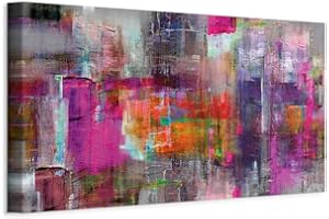 murando - Quadro Acustico Astratto 1 pezzo schiuma acustica Quadri Moderni Camera da Letto Matrimoniale - Stampa su Tela - Pannelli Fonoassorbenti Decorativi - Fonoassorbente Acustiche