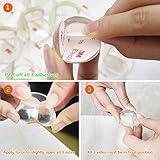 LifenC Eckenschutz und Kantenschutz, 20er-Pack premium transparent für Möbel- und Tischecken mit 3M Klebstoff schutz für Babys und Kinder - 7