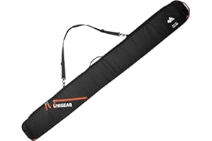 Unigear SKI-Mogul Ski Bag, 360° Fully Padded Protection, Water-Resistant and Durable up to 192cm for Snow Air Travel Transport