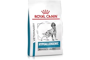 Royal Canin - Croquettes Veterinary Diet Hypoallergenic Moderate Calorie pour Chiens - Sac De 1,5 Kg