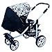 Lux4Kids Baby Pram Pushchair Sun Parasol / Universal Beach Umbrella Shade Canopy 21 Beige Cream