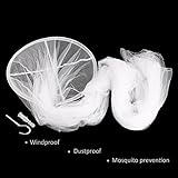 FOXONOVE Moskitonetz, Baby Moskitonetz Baby Kleinkind Bett Kinderbett Baldachin Moskitonetz (weiß) - 5