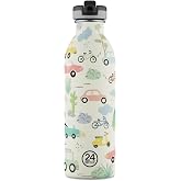 24Bottles Kids Bottle Adventure Friends Paslanmaz &Ccedil;elik &Ccedil;ocuk Su Matarası 500 ml