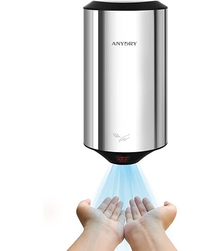 Asciugamani Elettrico Smart Jet | Potenza 900W | Colore Cromato | Funzionamento Automatico - Foto 4