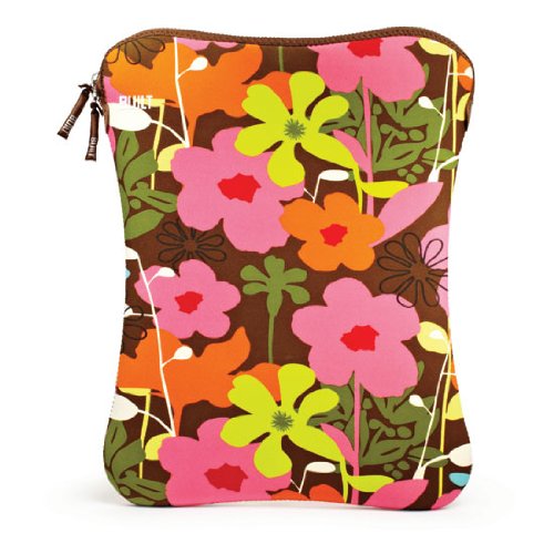 BUILT Laptop Neopren-Hülle 39,1 cm (15.4 Zoll) für MacBook Pro, Notebooks, Flower-Power