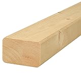  Holzleiste Regalstollen Holzpfosten Stützbalken Fichte 2450 x 35 x 55 mm