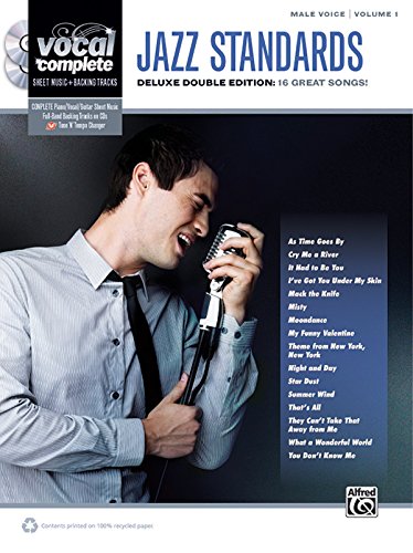 Jazz Standards: Male Voice, Volume 1 [With 2 CDs] (Vocal Complete) by Alfred Publishing Staff (Corporate Author) (1-Jul-2011) Sheet music