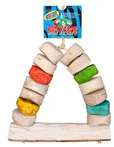 Bird Kabob 8-1/2-Inch Carnival Chewable Perch