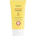 SOKU Daily Glow Sunscreen SPF 50 PA++++ with Alpha Arbutin, Turmeric & Orange Extracts | UVA & UVB Protection | No White Cast | Anti-Tan | Lightweight & Non-Greasy Formula | For All Skin Types | 50ml