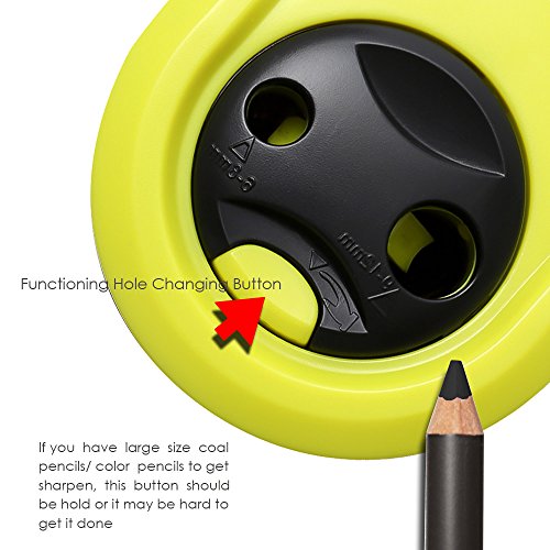 Upeffeet Convent Elektrischer Bleistiftspitzer Anspitzer Electric Pencil Sharpener - 6