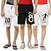 Hotfits combo graphic cotton shorts pack of 3 (wh10-bkcr7-grcr7) RS.699.00