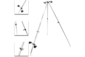 DNA Leisure Angling Pursuits Beach Sea Fishing Tripod 2 Rod 110-180cm Twin Adjustable System