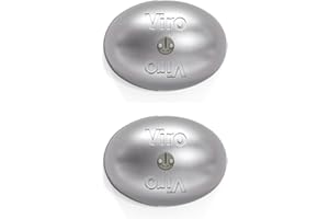 Viro | Coppia di Lucchetti Van Lock per Furgone, 2 Pezzi, Chiavi Uguali, Antiscasso, INOX, Chiusura a Spinta.