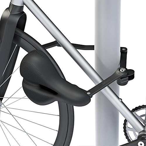 Fahrradsattel Diebstahlsicherung faltbar seatylock Komfort schwarz