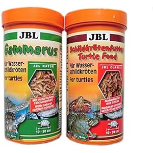 JBL Wasserschildkröten Futter Set Gammarus 250 ml & Schildkrötenfutter 250 ml