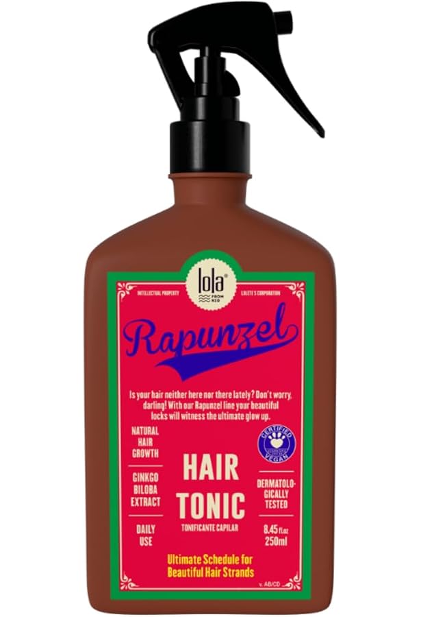 DONA FLORA Haarwuchs-Tonic Rapunzel 70 Ml – Pflanzlich, Sulfatfrei – Für Dichteres, Längeres Haar