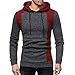 Produktbild JYJM Herren Casual Langärmeligen Hemd Herren Baumwolle und Leinen Warmes Hemd Männer Nähen Kapuzen Kapuzen Shirt Männer dünne Kurze Pullover Herren Aufkleber Hemd Herrenmode Wild Sport Shirt