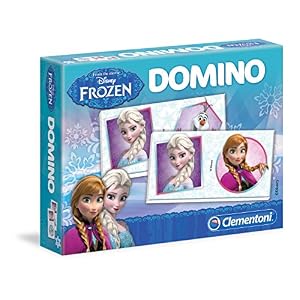Clementoni – Dominó Frozen, de 2 a 4 Jugadores (605020)