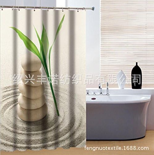 ZQ@QXPrinted polyester water folding waterproof curtainShower Curtains