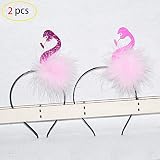 🍧Paquete: 2 * Diadema Flamingo (rosa y fucsia)