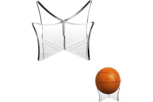 Yeenano Ballhållare, bollstativ basket, utställningshållare, bollstativ, fotbollstativ stabil för fotboll, basket, volleyboll, rugby-träningsboll svart.