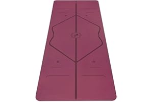 Liforme Tapis de Yoga - Le Meilleur Tapis de Yoga Écologique et Antidérapant Avec un Système d’Alignement Unique et Original - Tapis De Yoga Biodegradable