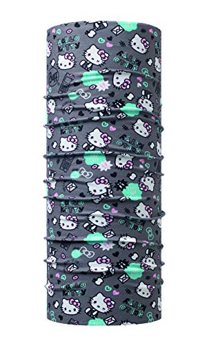 Buff Insta Castlerock Tour de Cou Original Hello Kitty Jr Fille, Château Gris, FR Unique Fabricant : Taille One sizeque
