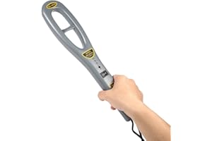 CAFOPGRILL Détecteur de Scanner de métaux Portable Haute sensibilité Tenu dans la Main de Recherche de Chasseur de sécurité Utilisation sur Le béton de Mur Sec